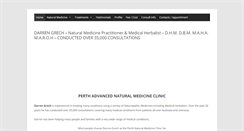 Desktop Screenshot of perth-naturopathy.com.au